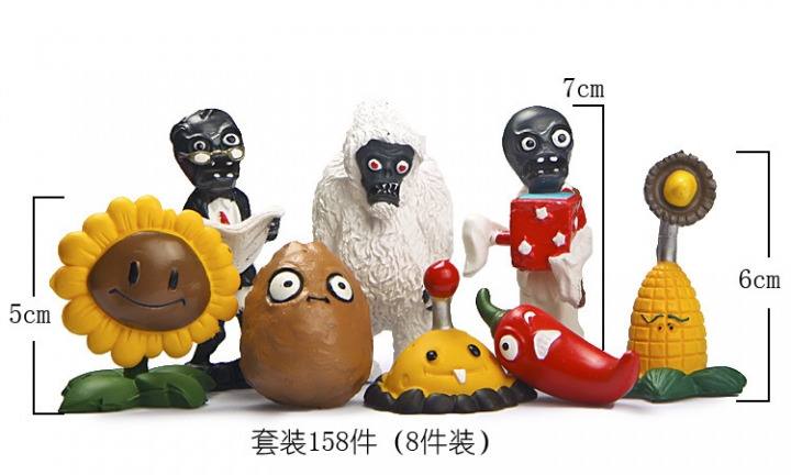 Potato Snowman Sun flower Hand Doll doll toy Anime model Decoration