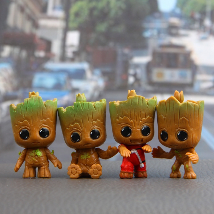 4 models Galaxy Guard Tree man Grout Doll Hand Inside the car Decoration