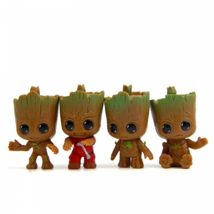 4 models Galaxy Guard Tree man Grout Doll Hand Inside the car Decoration