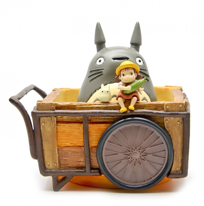 Totoro Holding corn Xiaomei Harvest Seasonal flower Pot resin Process Decoration