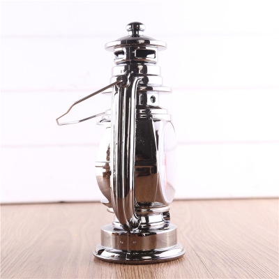 Classic Creative Simulation Kerosene lamp Model Alarm clock Retro Arrangement Modeling Clock