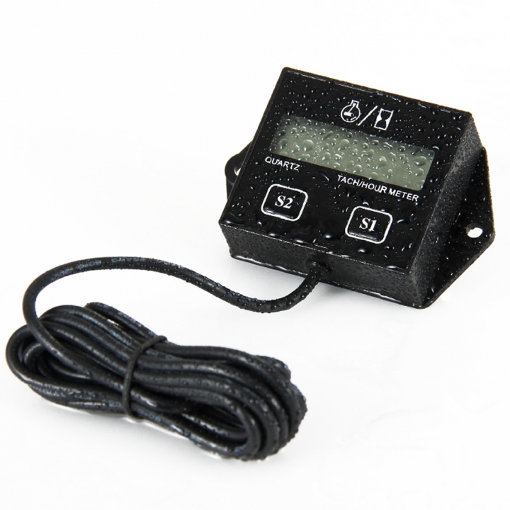 Accumulator Motorcycle Digital Display Rotating Speed Timer Motorboat Engine