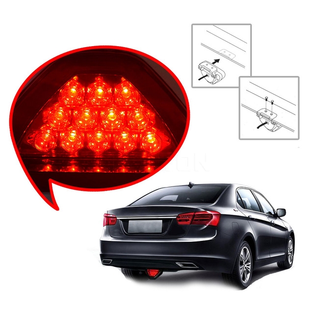 Car Motorcycle Led brake light Style triangle Brake light led Strobe light