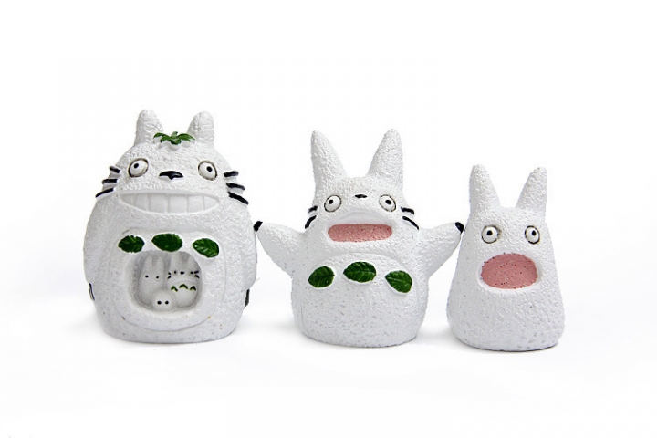 Totoro classic winter Scenes Snow dragon cat Diy Hand Micro landscape Landscaping Doll