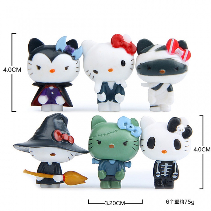 Le cat Halloween Cat Decoration lovely life Creative Cartoon Hand Landscaping Doll