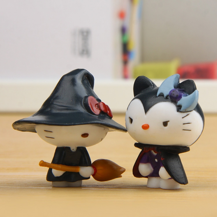 Le cat Halloween Cat Decoration lovely life Creative Cartoon Hand Landscaping Doll