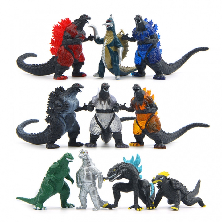 Monster Godzilla Dinosaur Hand DIY Creative Wild Landscaping Doll Inside the Car Accessories