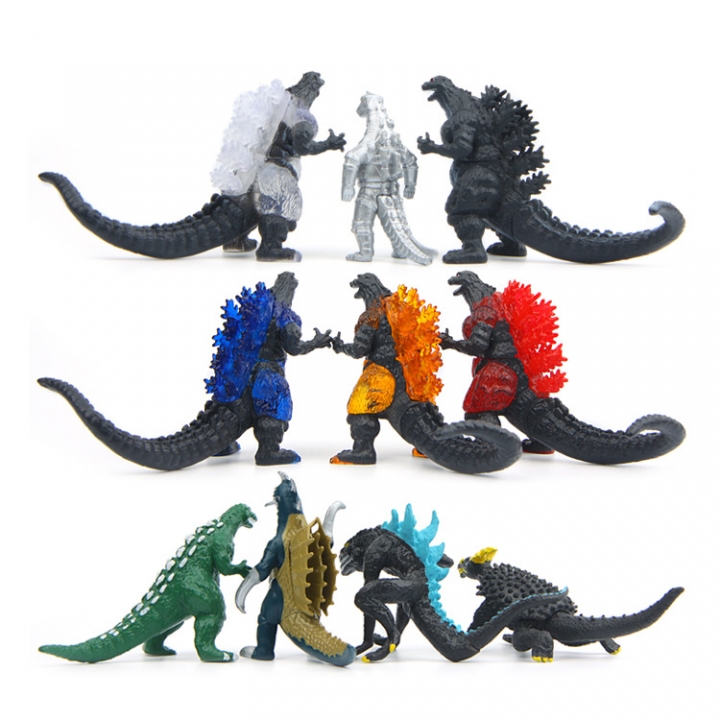 Monster Godzilla Dinosaur Hand DIY Creative Wild Landscaping Doll Inside the Car Accessories