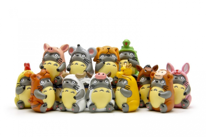 Jili Cat Peas Sitting Position Totoro Hand DIY Micro landscape Landscaping Doll Decoration