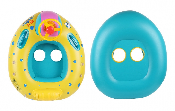 child Swimming ring baby Swimming Boat Floating ring Inflatable Sitting Circle Sunscreen Awning