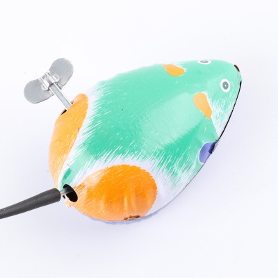 Iron frog Winding Clockwork toy Nostalgic Clockwork mouse chick Jumping frog toy