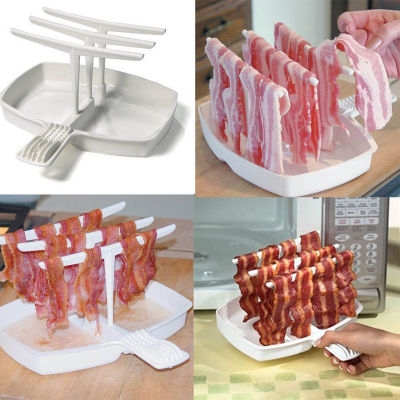 1 pcs Makin Bacon Cooker Bacon Barbecue Microwave Ovens Roast Barbecue Grill Cooking tools