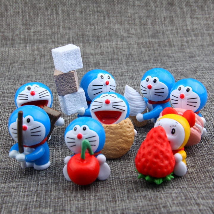 Foodie Dessert Time Biscuits Strawberry Creative Decoration Hand Landscaping Doll