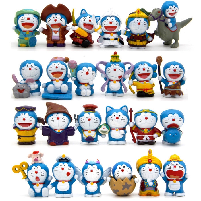 Blue fat Man Variety the Film Creative Cartoon Hand Home Doll Decoration