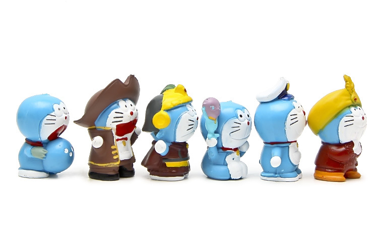 Blue fat Man Variety the Film Creative Cartoon Hand Home Doll Decoration