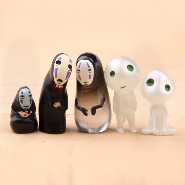 Totoro Xiaomei Faceless Man Tree Spirit Micro landscape Potted Plant Gardening Accessories