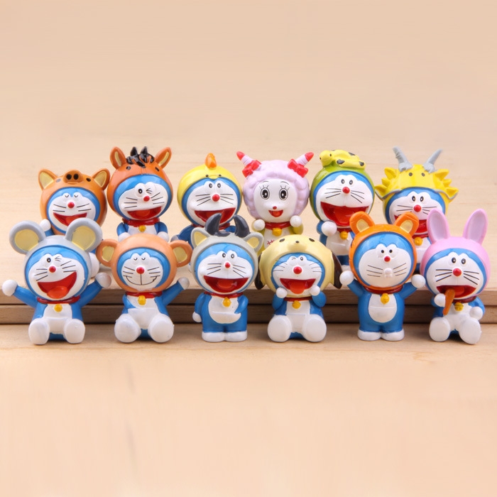 12 Chinese Zodiac Creative Cartoon Hand Doll doll Micro landscape Decoration