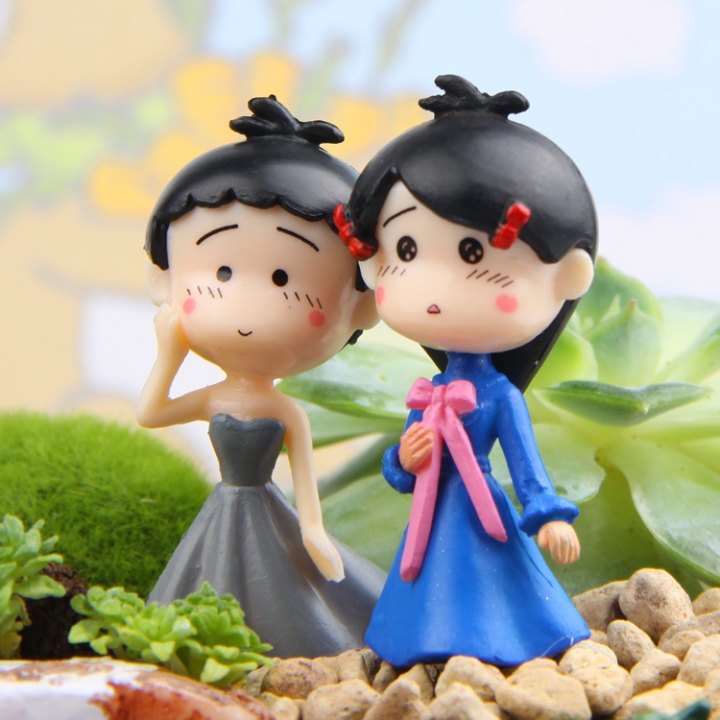 Couple DIY Landscaping Microscopic Bonsai Succulents Decoration Garden Decoration Doll Accessories