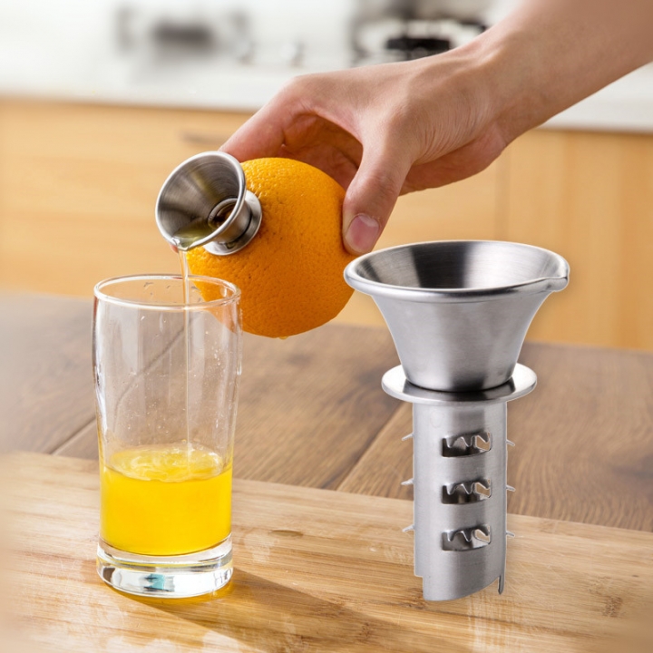 Stainless Steel Lemon Drill Small fruit Juicer lemon Manual Juicer  Kitchen Restaurant Supplies
