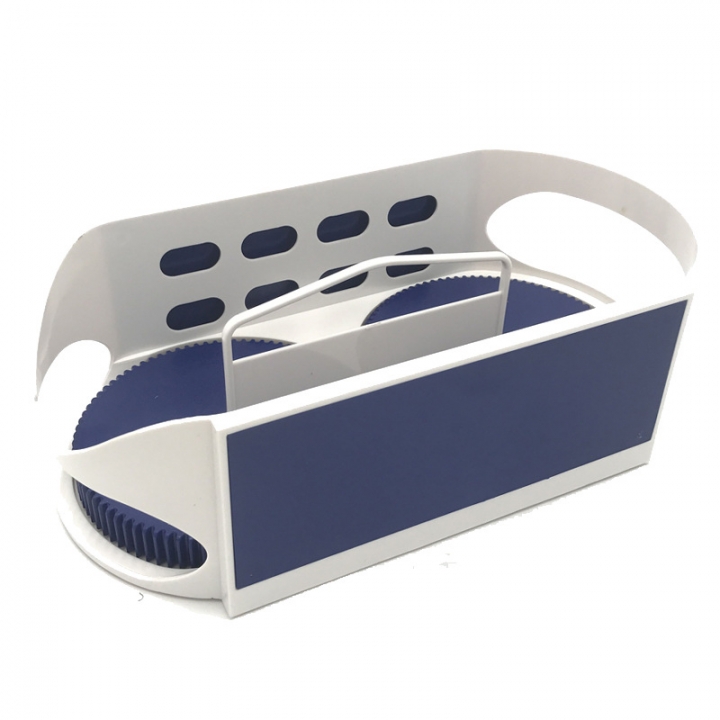 Swivel Organizer Double roller refrigerator Rotate Storage Box Bottle Storage rack