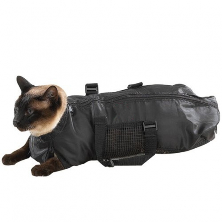 Portable pet Cat Comb Makeup Beauty Pet Bag Breathable Cat Bath bag Carrying case