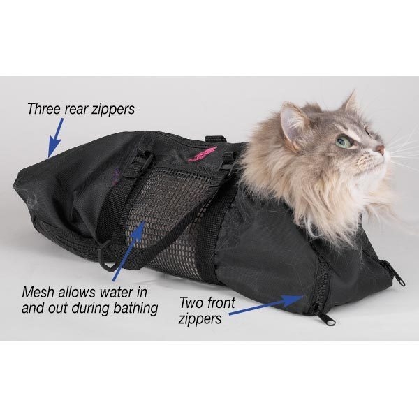 Portable pet Cat Comb Makeup Beauty Pet Bag Breathable Cat Bath bag Carrying case