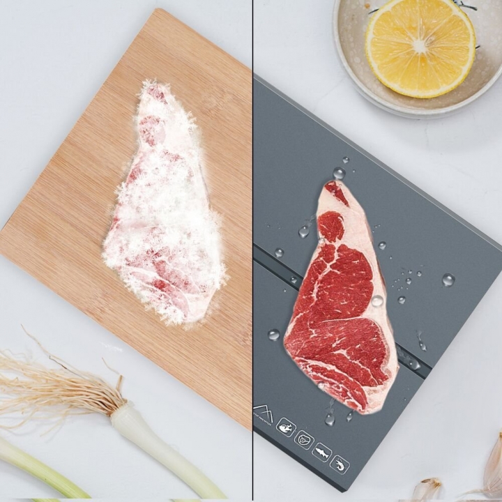 Quick Thawing Plate Defrosting Tray Seafood Meat Steak rapidly Thawing Plate Kitchen Restaurant Supplies