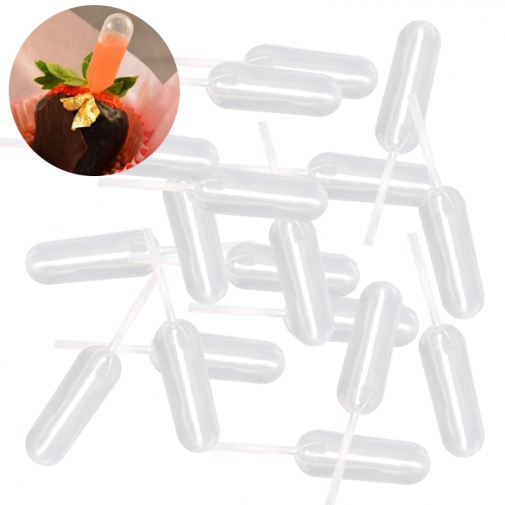 4ML Pipetting Dropper One Time Straw Paper Cup Cake ice Cream cream injection
