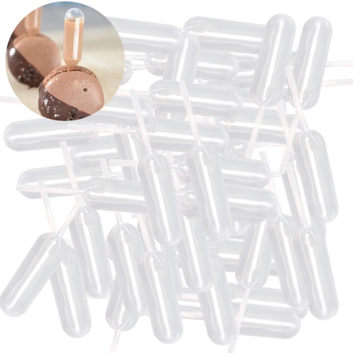 4ML Pipetting Dropper One Time Straw Paper Cup Cake ice Cream cream injection