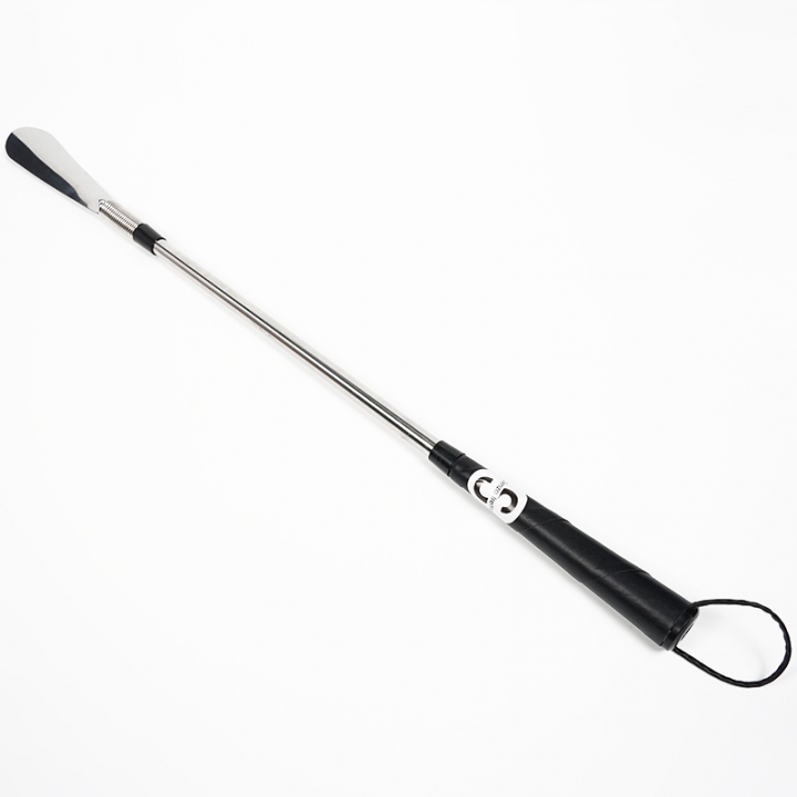 58 cm Long Handle Shoehorn Flexible Silver Color Stainless Steel Shoe Horn Stick Shoe Lifter Tool