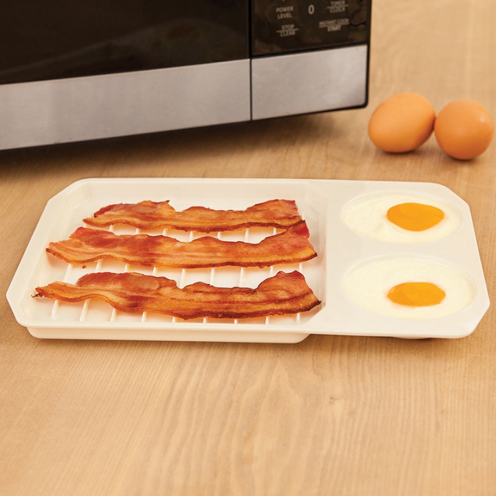 Creative Bacon egg 2 in 1 Microwave oven Baking tray Baking Appliance Kitchen supplies