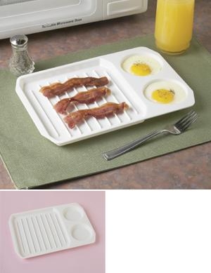 Creative Bacon egg 2 in 1 Microwave oven Baking tray Baking Appliance Kitchen supplies