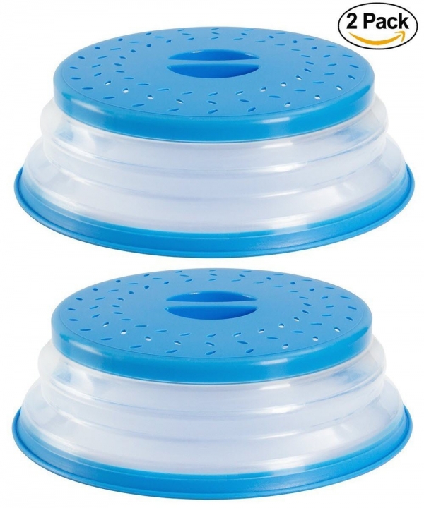 Kitchen Supplies Plastic Microwave Oven Folding Cover Multifunction Fruit tray Microwave oven