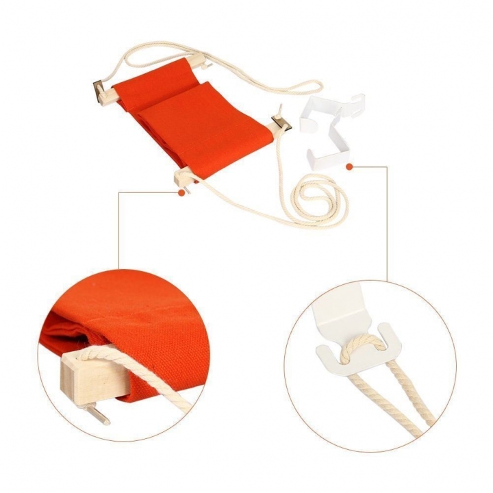 Orange Creative Practical Foot hammock Lazy Artifact Desk Resting Put Your feet Footrest Pad pedal