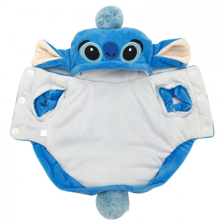 Creative Personality blue Stich Winter Models Dog Clothing dog Clothes pet Supplies