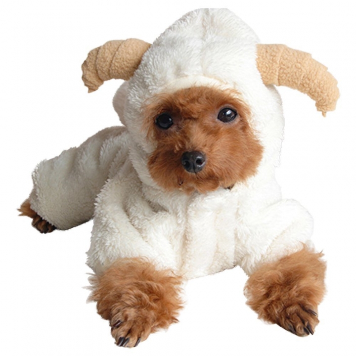 Sheep Pet clothes Dog Clothes Pet Supplies Keep Warm pet Transformed Dress