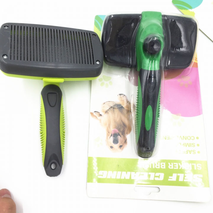 Pet Supplies pet Automatic Faded Comb Dog Grooming Brush Pet Beauty Open knot Shaving Comb
