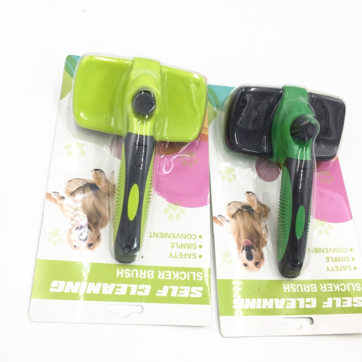 Pet Supplies pet Automatic Faded Comb Dog Grooming Brush Pet Beauty Open knot Shaving Comb