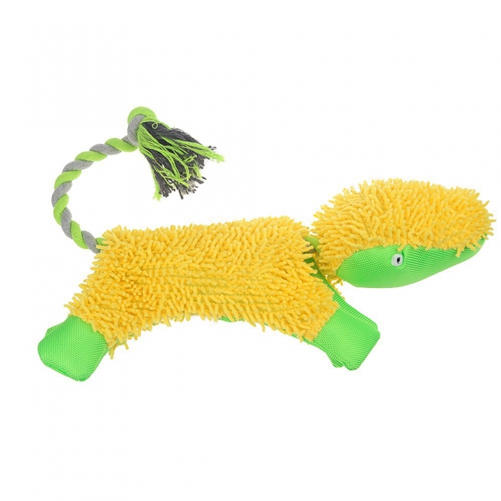 Dog Toy Green Turtle Voice Toy Knot Rope Plush toy