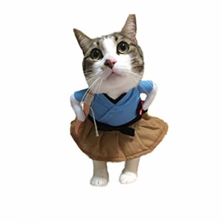 Pet Dog Transformed dress Urawa Taro Standing Teddy Bichon pet Clothes