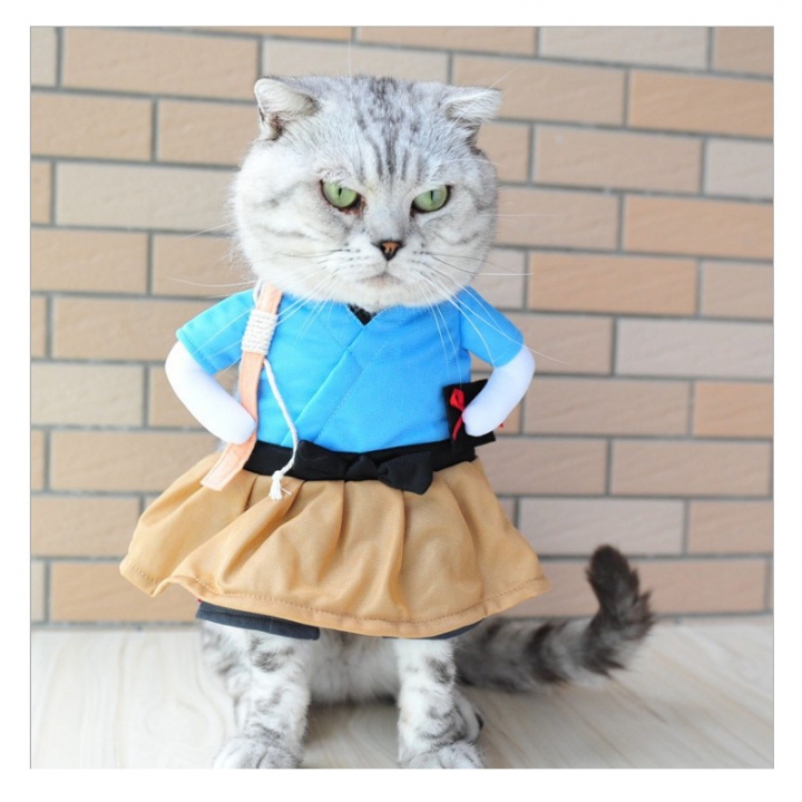 Pet Dog Transformed dress Urawa Taro Standing Teddy Bichon pet Clothes