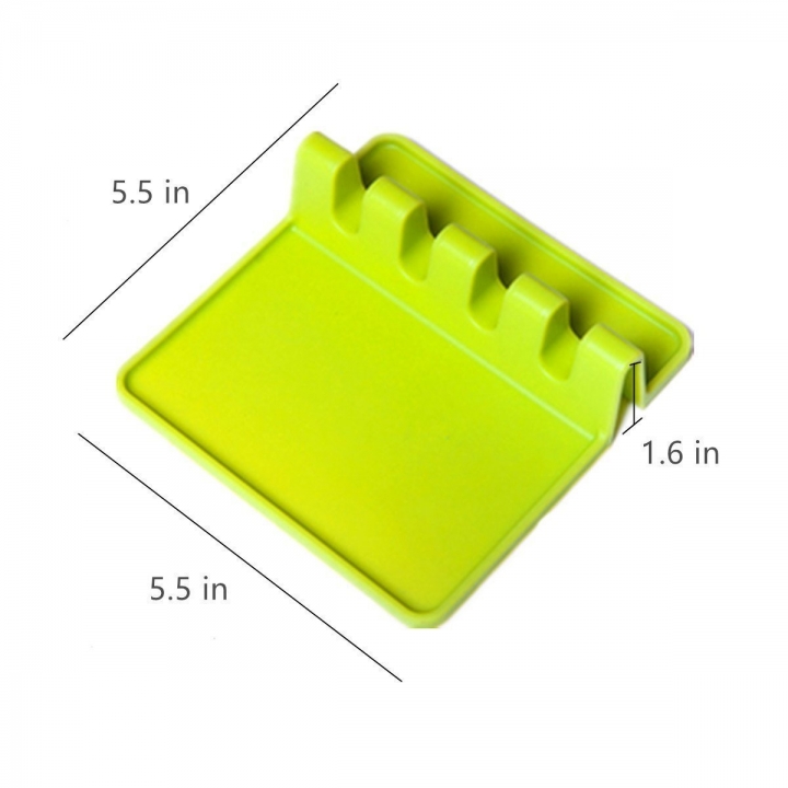 Silica Gel Soup Spoon Shelf Silica Gel Spatula Pad Placemat Shelf  Kitchen Restaurant Supplies