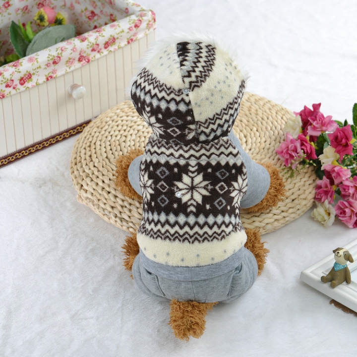 Snowflake Pet Clothes Teddy Dog Clothes Pet Transformed Dress