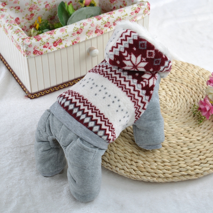 Snowflake Pet Clothes Teddy Dog Clothes Pet Transformed Dress
