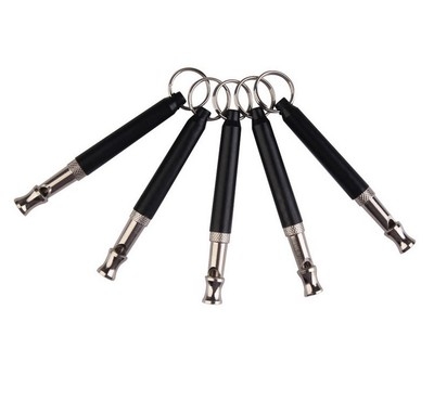 Sound Pet Dog Training Whistle Flute Portable Keychain Dog Whistle Adjustable Dog Flute