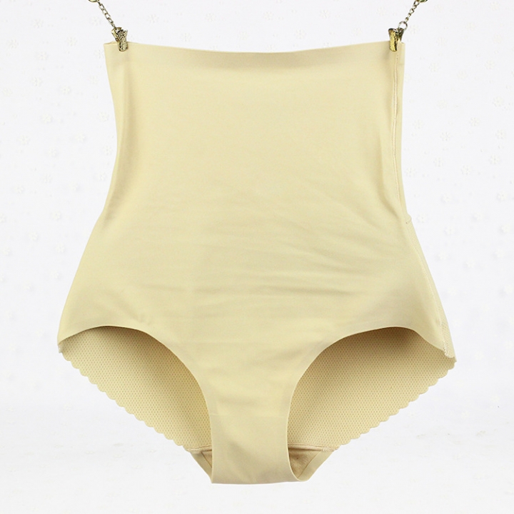 Hip No trace Abdomen Body sculpting High elasticity female High waist Panties