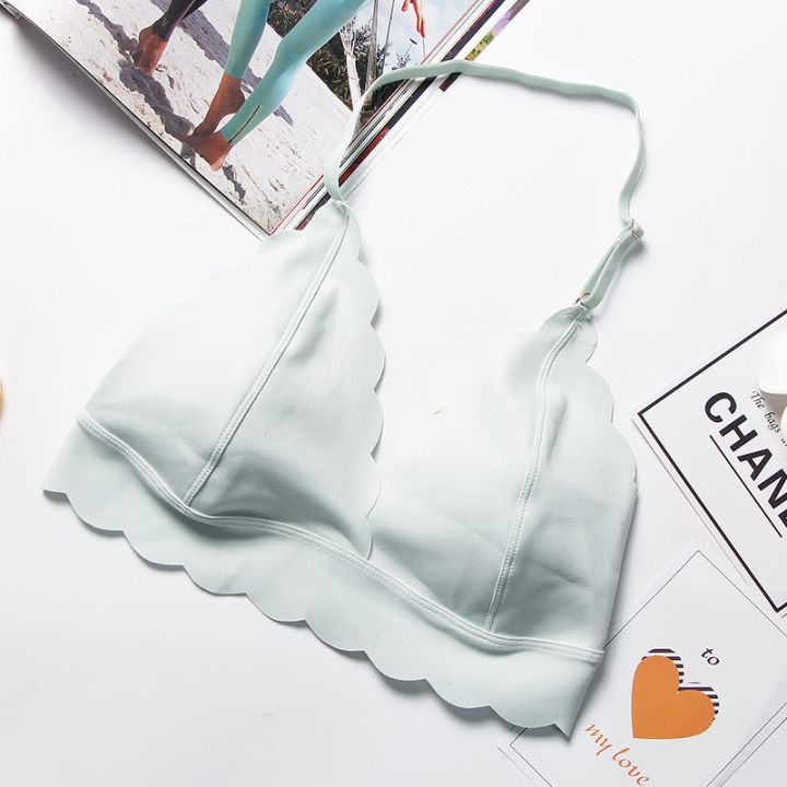 Western style Adjustable Thin cup underwear No rims Bra Sexy Deep v underwear