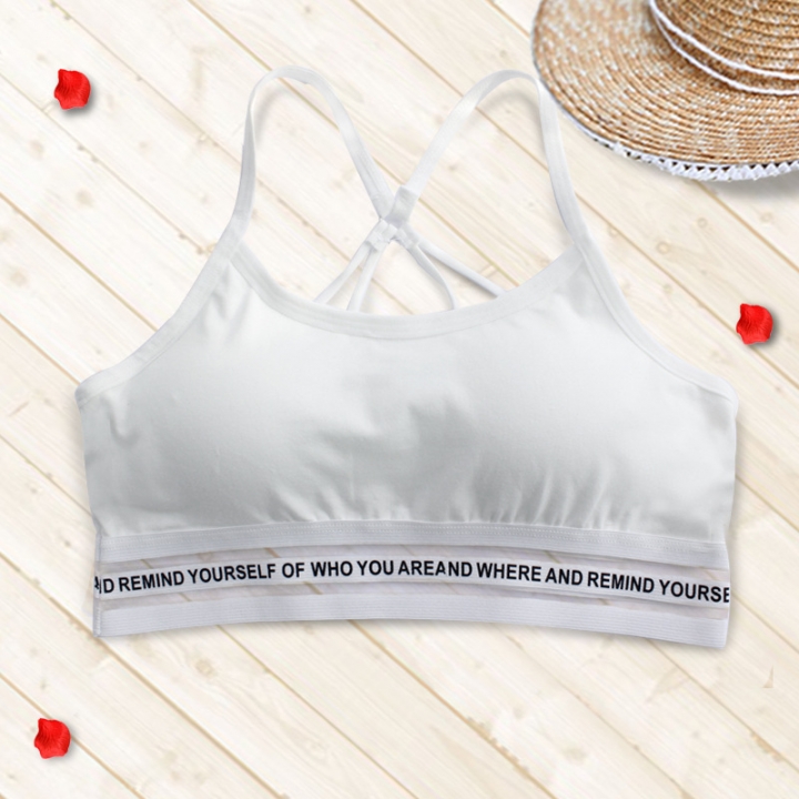 Sexy letter Parachute Beauty Back Wrapped Chest No rims Anti-light Sling vest Bottoming Tube top