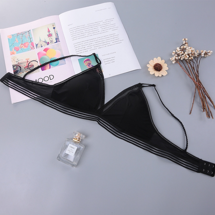 Ms No trace Sexy Gather Steel coil Bra Comfortable Double shoulder strap underwear