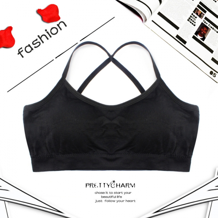 Ms Wrapped chest Beauty back movement Bra fashion Breathable knitting Bra